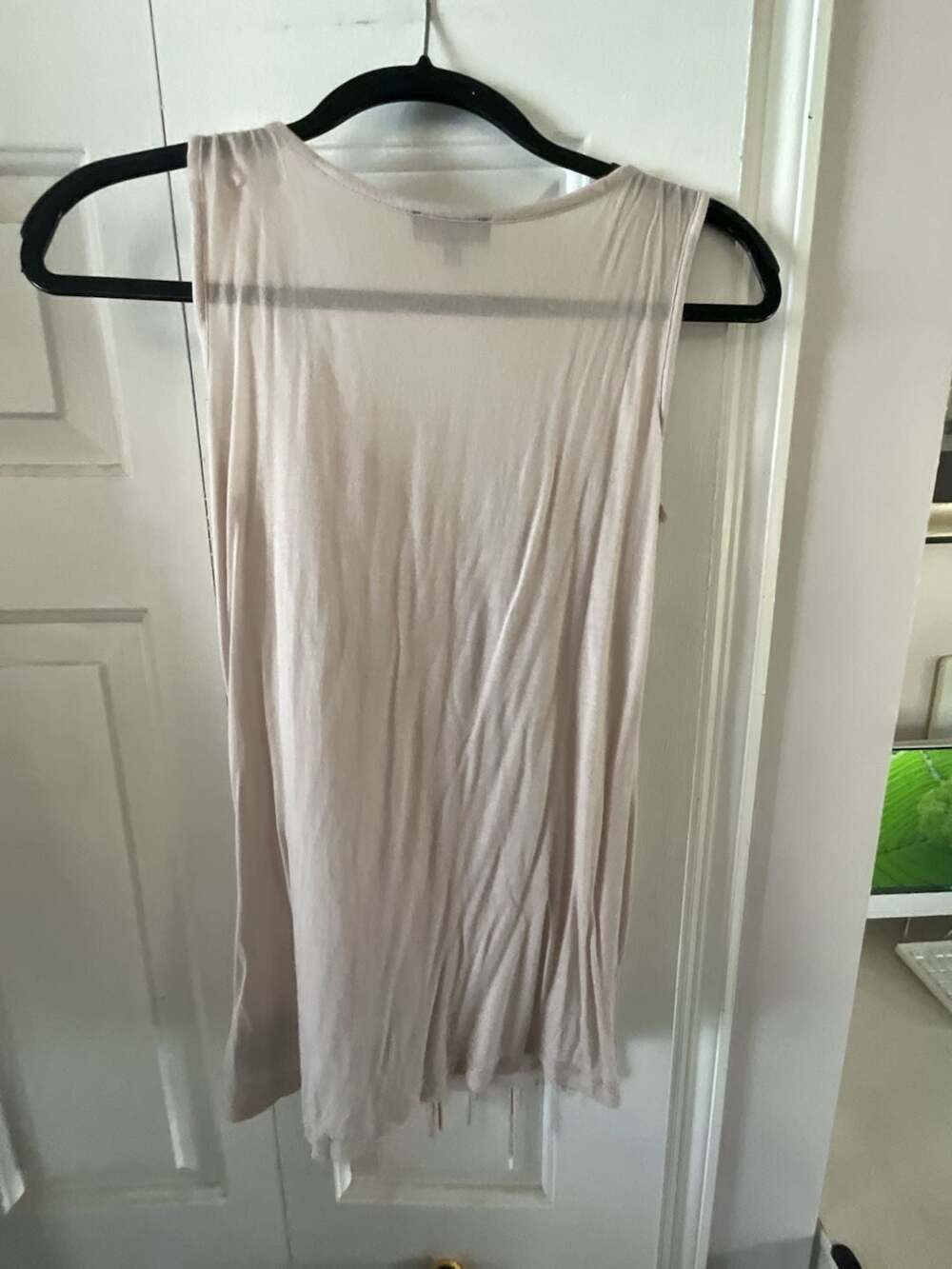 Kay Von D Los Angeles Modal Fringe Tank Top with Chain Neckline - Picture 3 of 4